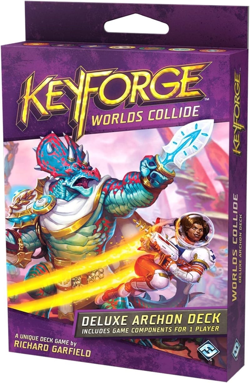 Fantasy Flight Games KeyForge Worlds Collide Deluxe Deck Expansion | Fast-Paced Card Came | Strategy Game for Adults and Teens | Ages 14+ | 2 Players | Average Playtime 45 Minutes | Made by Fantasy Flight Games - Image 3